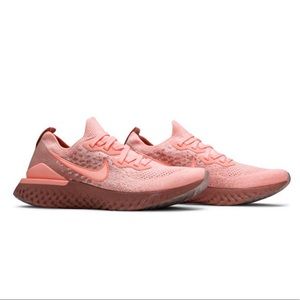 Nike Epic Flyknit Rust Pink 7.5 Women’s Running Shoes